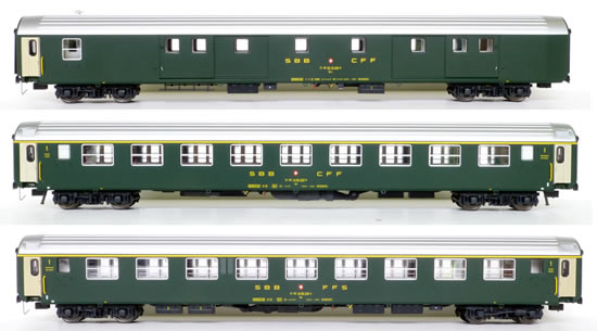 LS Models 47237 - SBB 3 pcs coach set type UIC-X Dms & Am